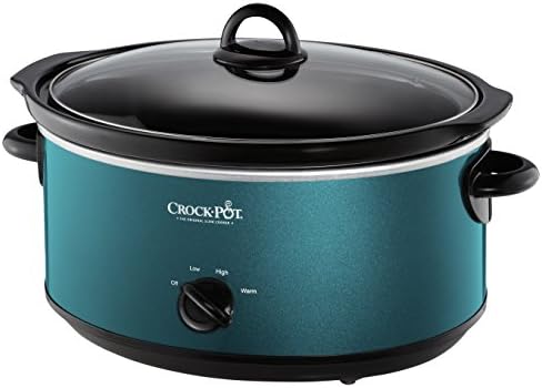 Digital Control Crock-Pot 7 Quart Manual Slow Cooker – Turquoise S25U - Stainless Steel Slow Cooker with Locking Lid - Default Title