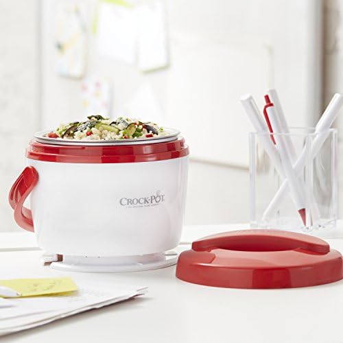 Mini Personal Crock-Pot Portable Lunch Food Warmer – Red S04M - Self-Heating Lunch Box for Office and Car Travel Detail