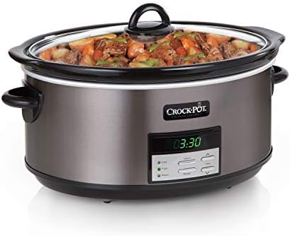 Programmable Crock-Pot 8 Quart Programmable Slow Cooker with Auto Warm S28G - Programmable Slow Cooker with Oval Ceramic Pot Detail