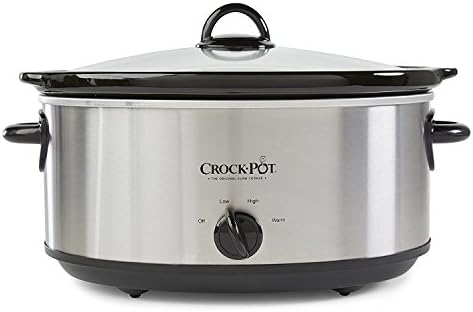 Digital Control Crock-Pot 7 Quart Oval Manual Slow Cooker – Stainless Steel S29K - Programmable Slow Cooker with Oval Ceramic Pot Detail