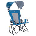 Patented Spring-Action SunShade Rocker - Choice 550 - RoadTrip Rocker Smooth Motion Camp Chair - Neptune Blue