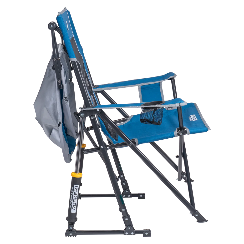 Patented Spring-Action SunShade Rocker - Choice 550 - RoadTrip Rocker Smooth Motion Camp Chair Detail