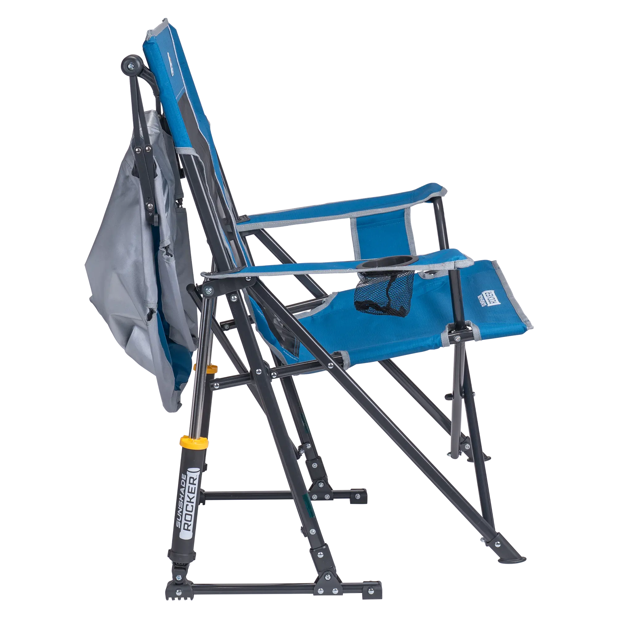 Patented Spring-Action SunShade Rocker - Choice 550 - RoadTrip Rocker Smooth Motion Camp Chair Detail