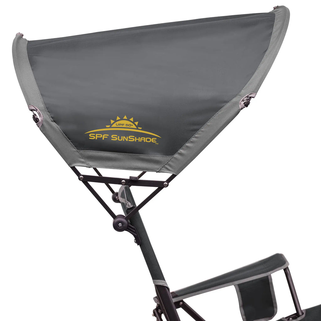 Patented Spring-Action SunShade Rocker - Choice 550 - RoadTrip Rocker Smooth Motion Camp Chair Detail