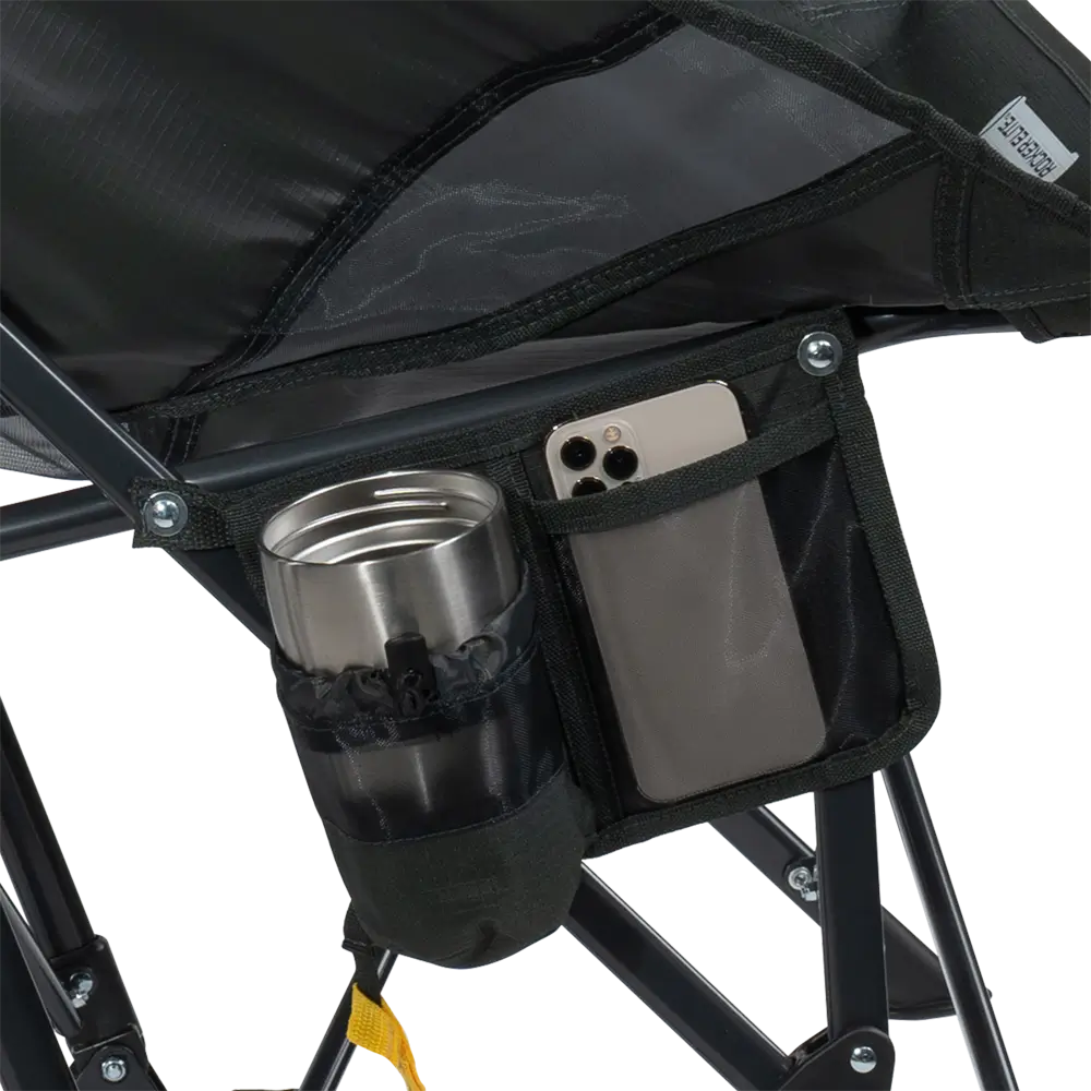 Heavy-Duty Freestyle Pod Rocker Elite - Choice 832 - Heavy-Duty Kickback Rocker with Beverage Holder Detail