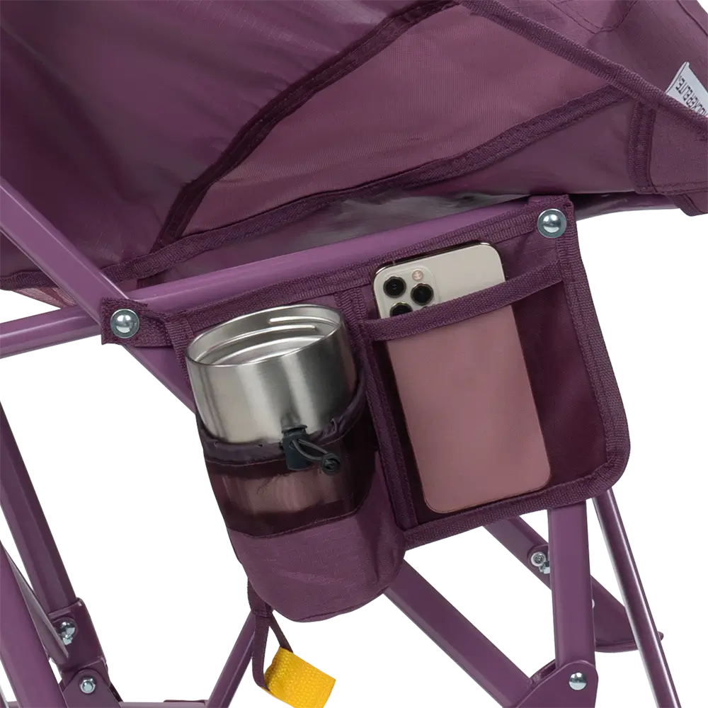Heavy-Duty Freestyle Pod Rocker Elite - Choice 832 - Heavy-Duty Kickback Rocker with Beverage Holder Detail