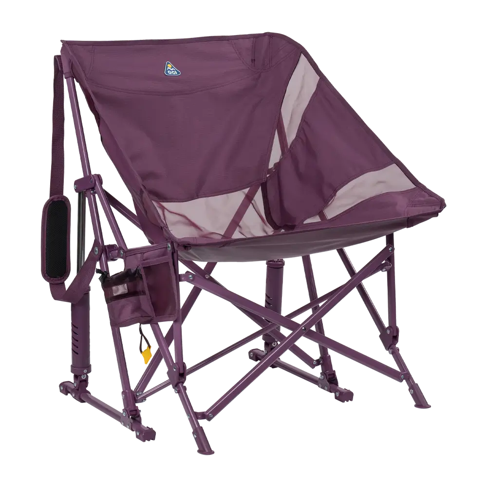 Heavy-Duty Freestyle Pod Rocker Elite - Choice 832 - Heavy-Duty Kickback Rocker with Beverage Holder - Pastel Amethyst