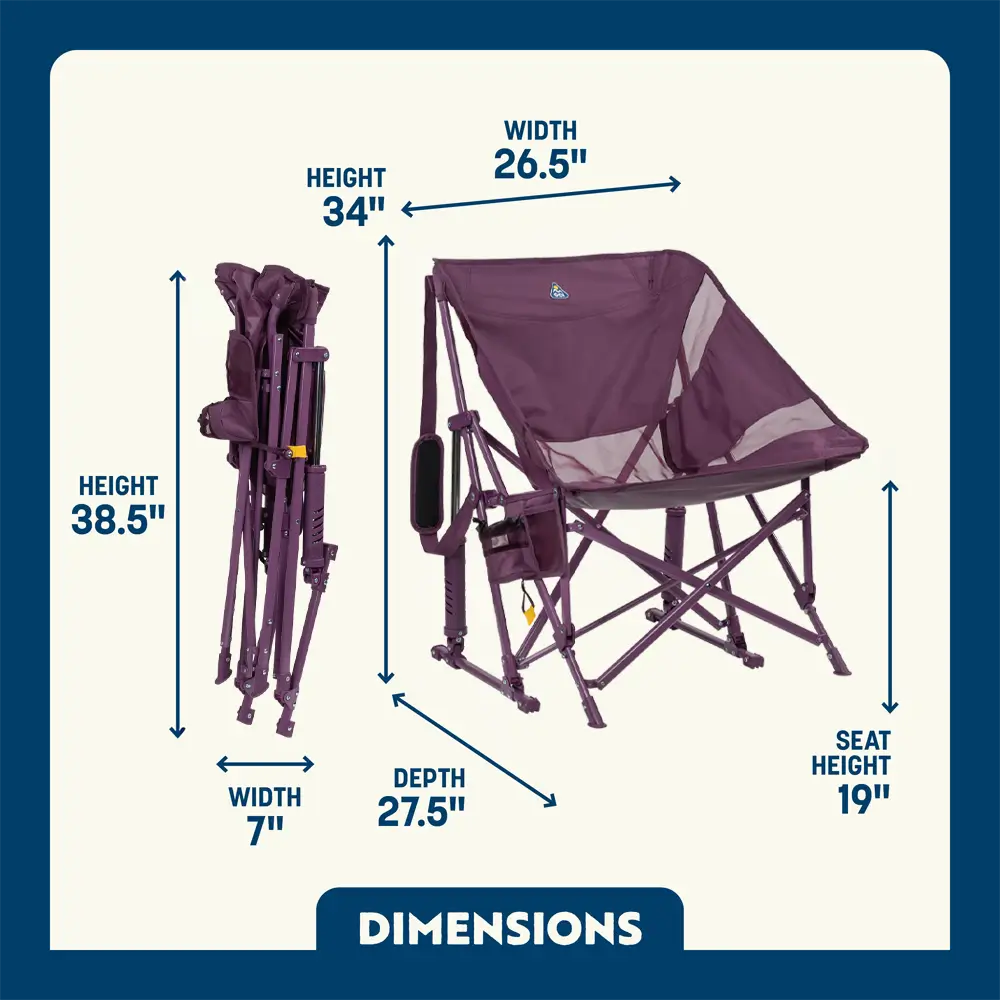 Heavy-Duty Freestyle Pod Rocker Elite - Choice 832 - Heavy-Duty Kickback Rocker with Beverage Holder Detail