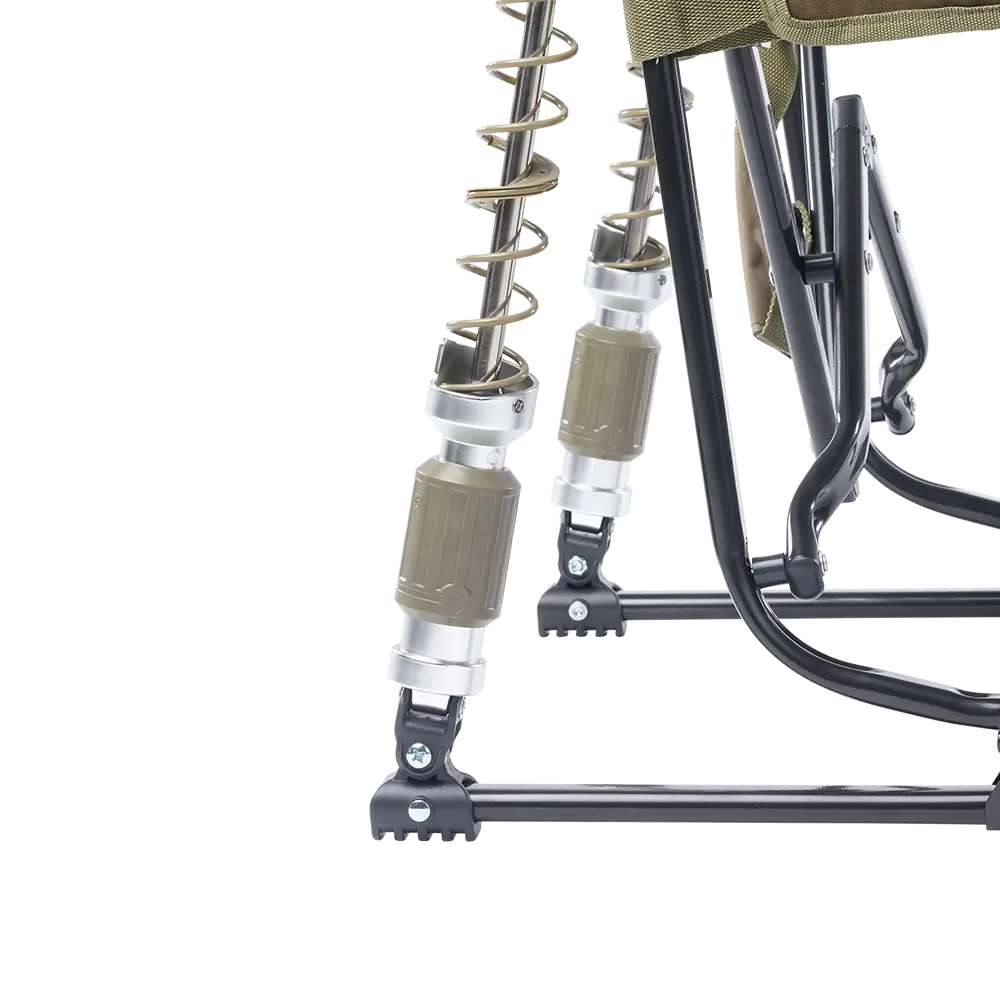 Premium All-Weather Adjustable Rocker - Choice 573 - RoadTrip Rocker Smooth Motion Camp Chair Detail