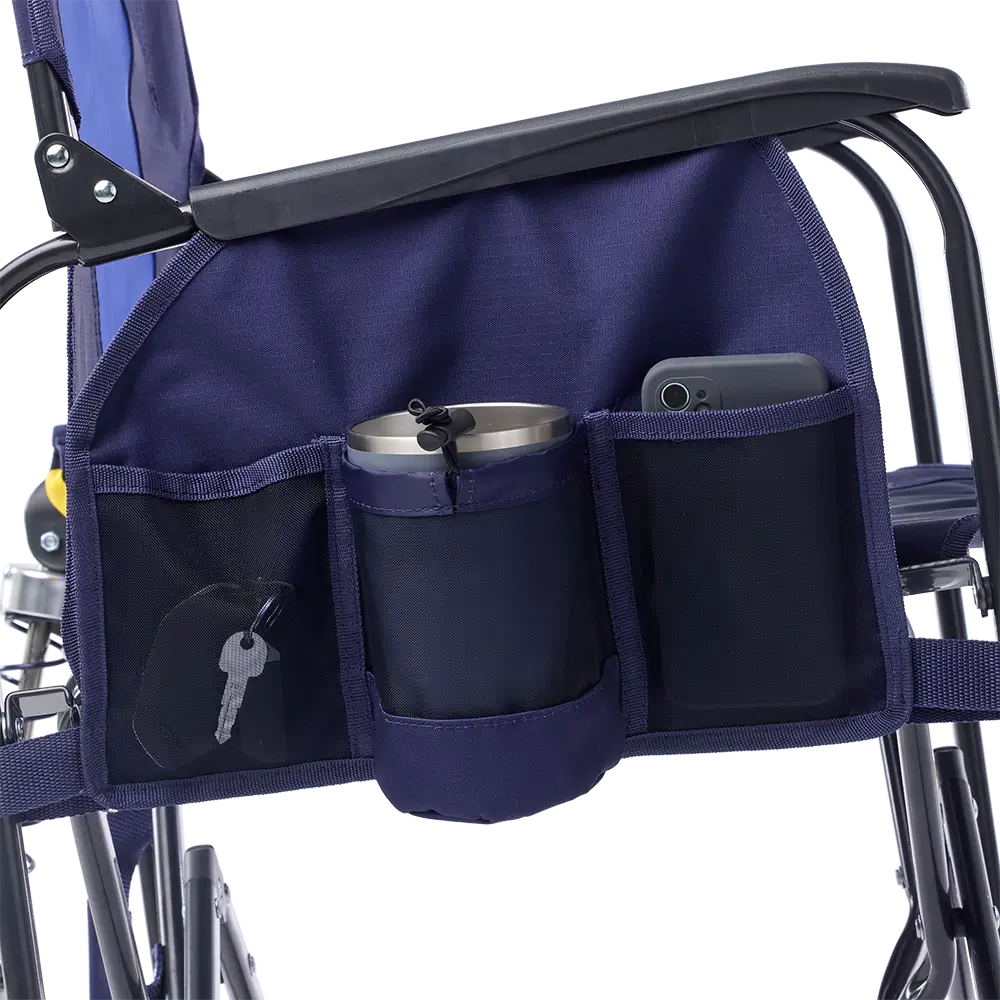Premium All-Weather Adjustable Rocker - Choice 573 - RoadTrip Rocker Smooth Motion Camp Chair Detail