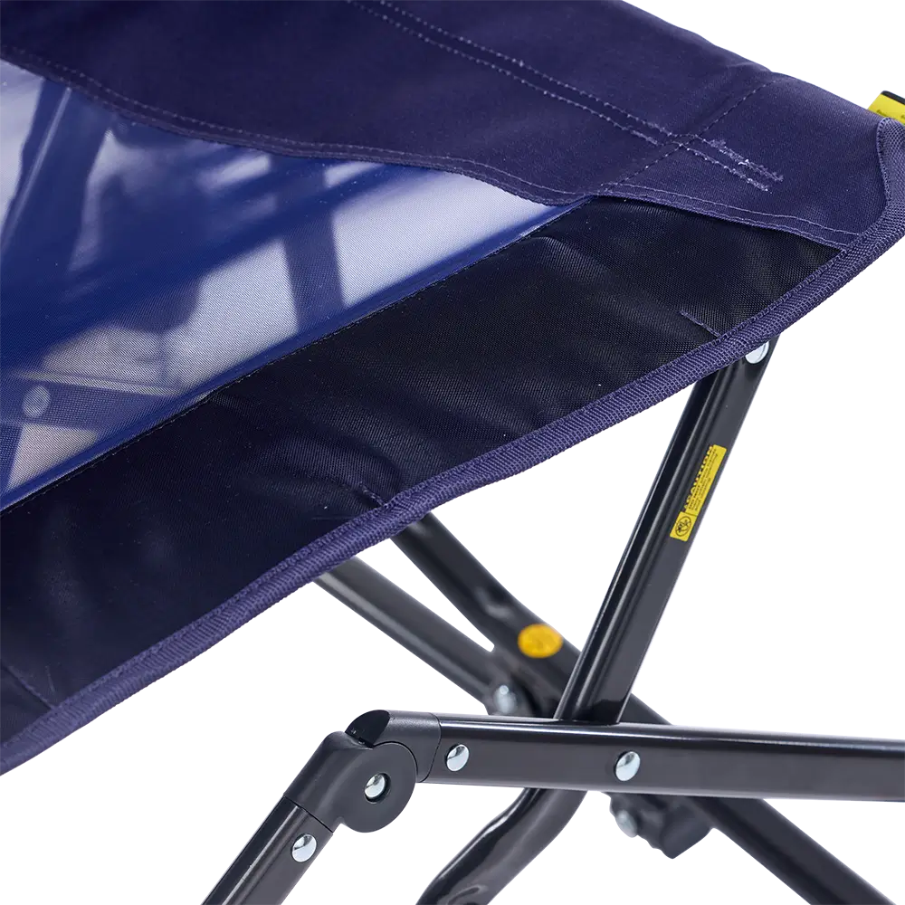 Premium All-Weather Adjustable Rocker - Choice 573 - RoadTrip Rocker Smooth Motion Camp Chair Detail