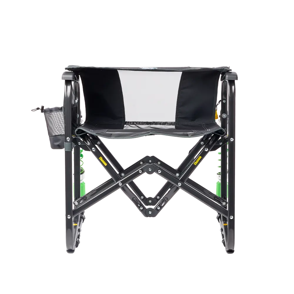 Premium All-Weather Adjustable Rocker - Choice 573 - RoadTrip Rocker Smooth Motion Camp Chair Detail