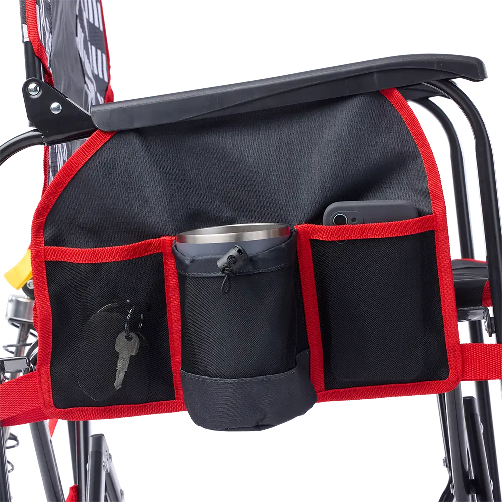 Premium All-Weather Adjustable Rocker - Choice 573 - RoadTrip Rocker Smooth Motion Camp Chair Detail