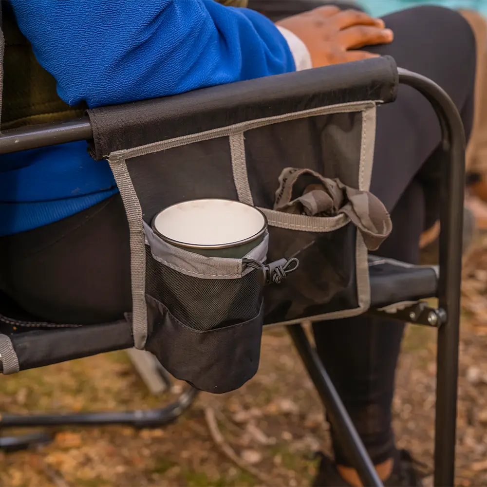 Patented Spring-Action Freestyle Rocker XL - Choice 552 - RoadTrip Rocker Smooth Motion Camp Chair Detail