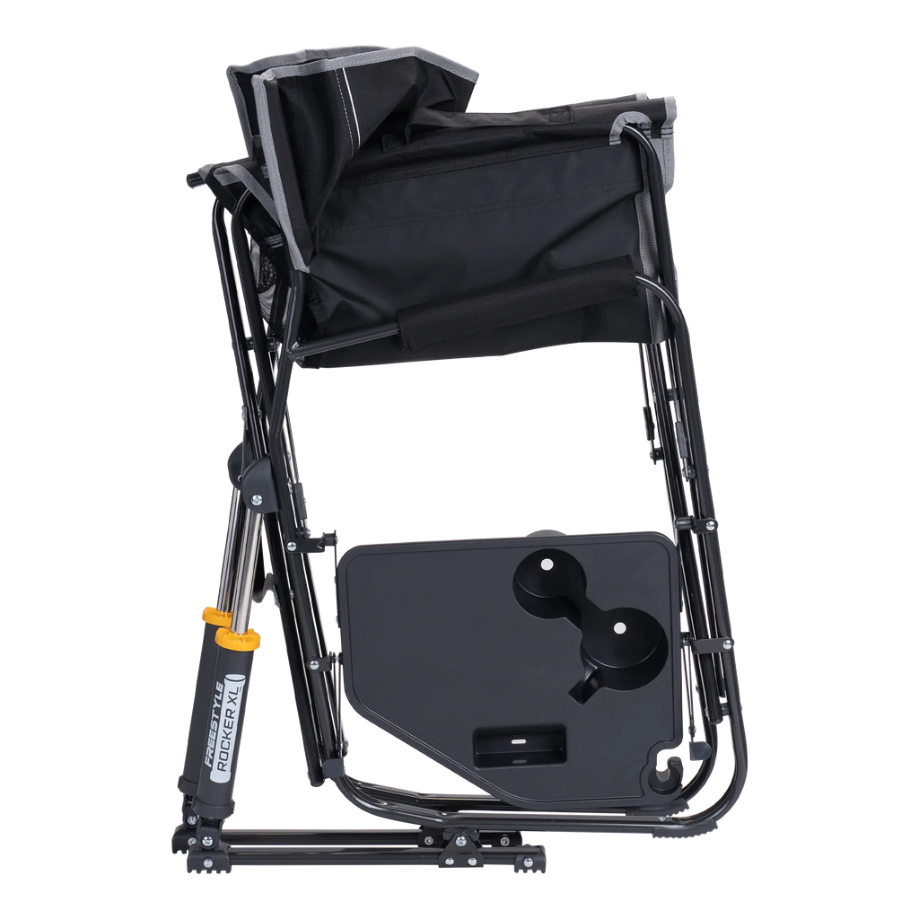Luxury Camp Freestyle Rocker XL with Side Table - Choice 836 - Freestyle Rocker Portable Outdoor Folding Chair Detail