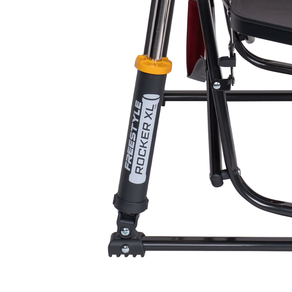 Luxury Camp Freestyle Rocker XL with Side Table - Choice 836 - Freestyle Rocker Portable Outdoor Folding Chair Detail