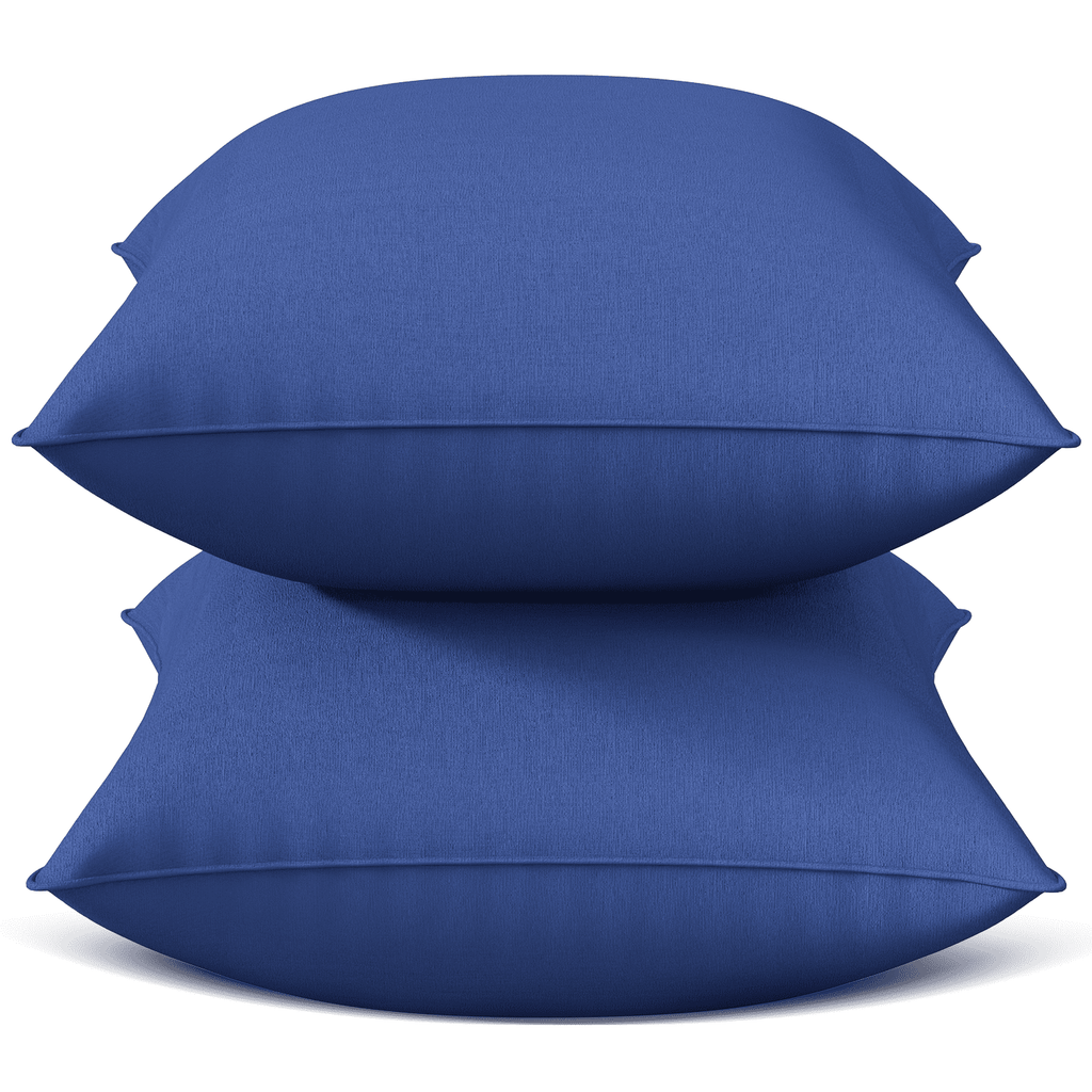 Ergonomic Memory Foam Throw Pillow Inserts Set of 2, Indoor Decorative 18x18 inches Square Pillows for Couch, Sofa, Bed, Supportive Cushion... - Orthopedic Shredded Foam Bed Pillow Set - Default Title