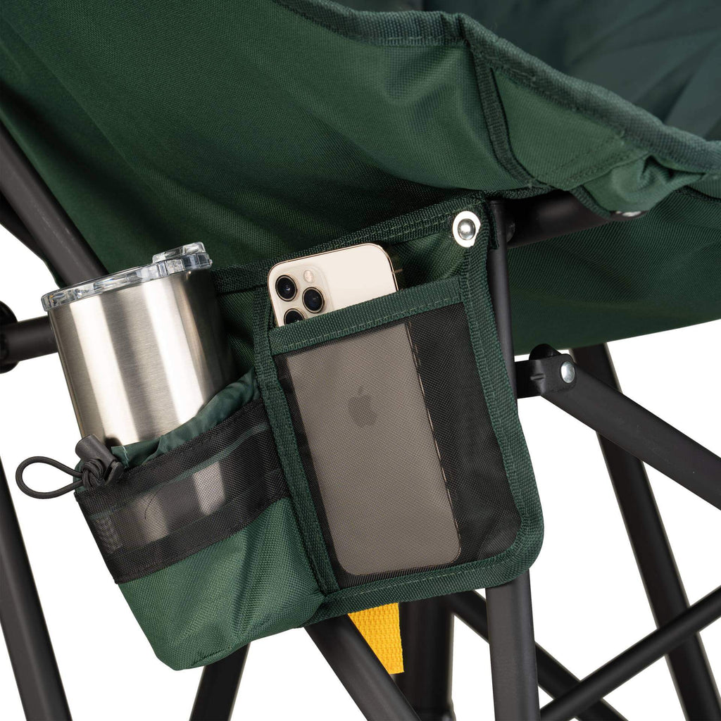 Patented Spring-Action Puff Rocker - Choice 731 - Freestyle Rocker Portable Outdoor Folding Chair Detail