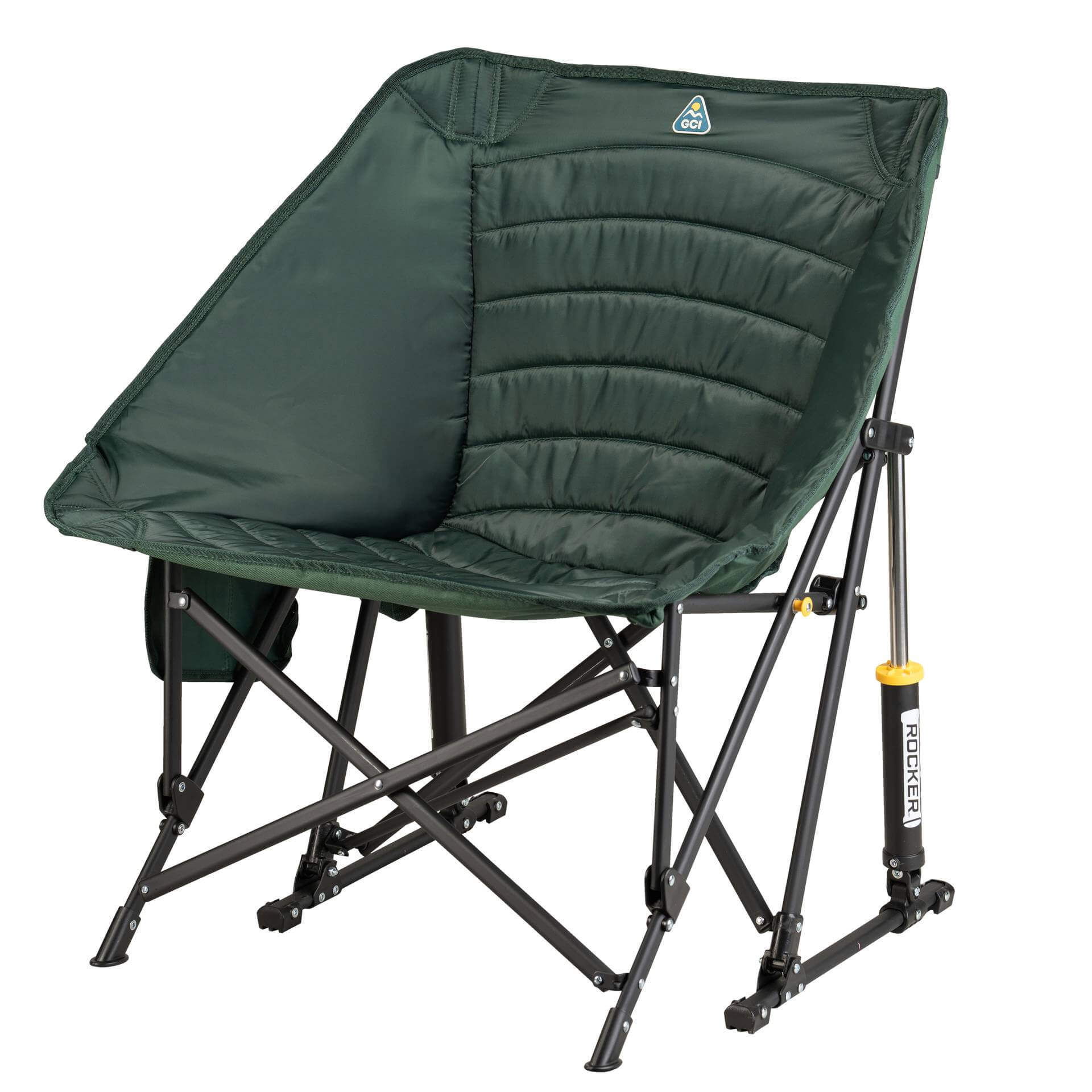 Patented Spring-Action Puff Rocker - Choice 731 - Freestyle Rocker Portable Outdoor Folding Chair Detail