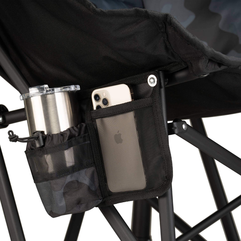 Patented Spring-Action Puff Rocker - Choice 731 - Freestyle Rocker Portable Outdoor Folding Chair Detail