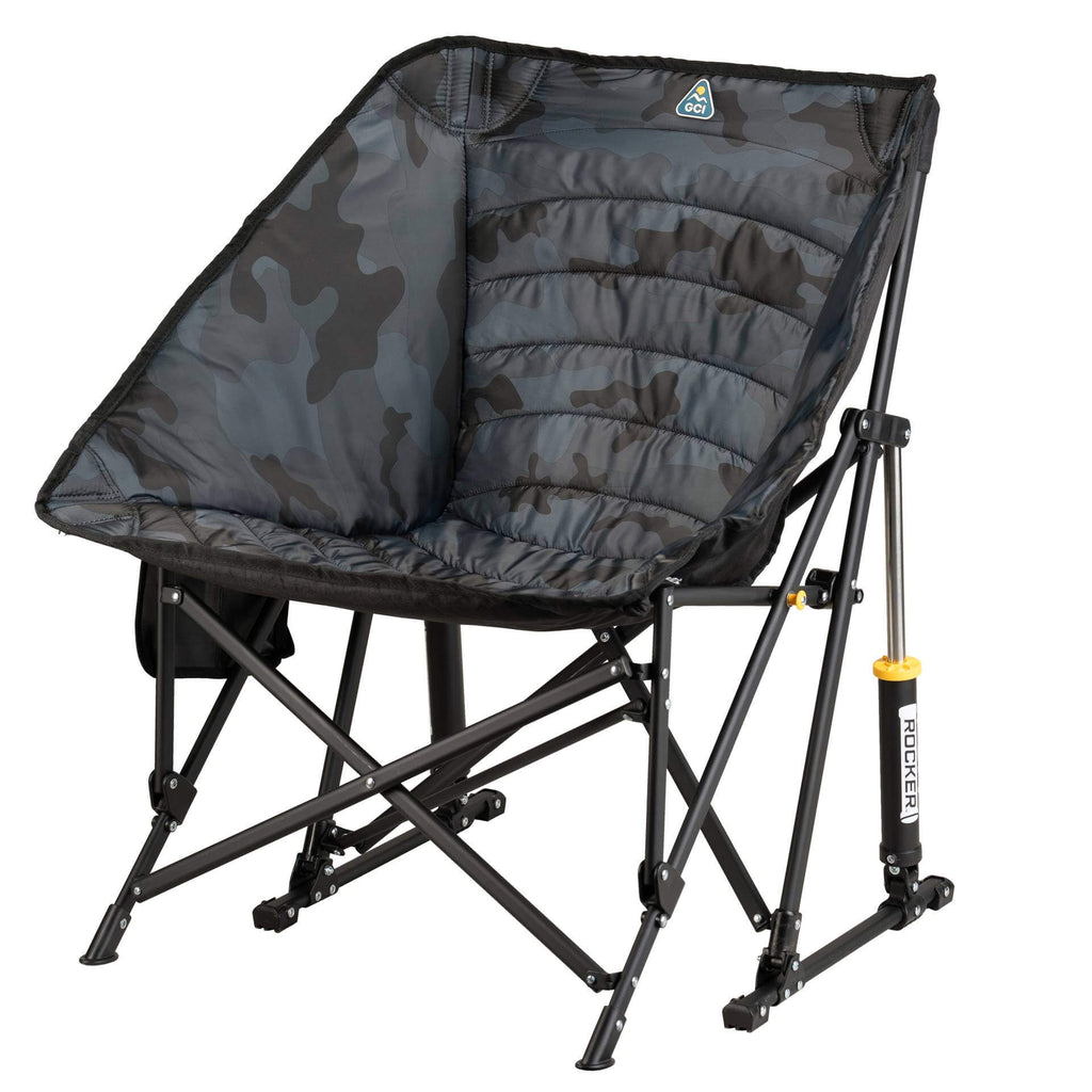 Patented Spring-Action Puff Rocker - Choice 731 - Freestyle Rocker Portable Outdoor Folding Chair Detail