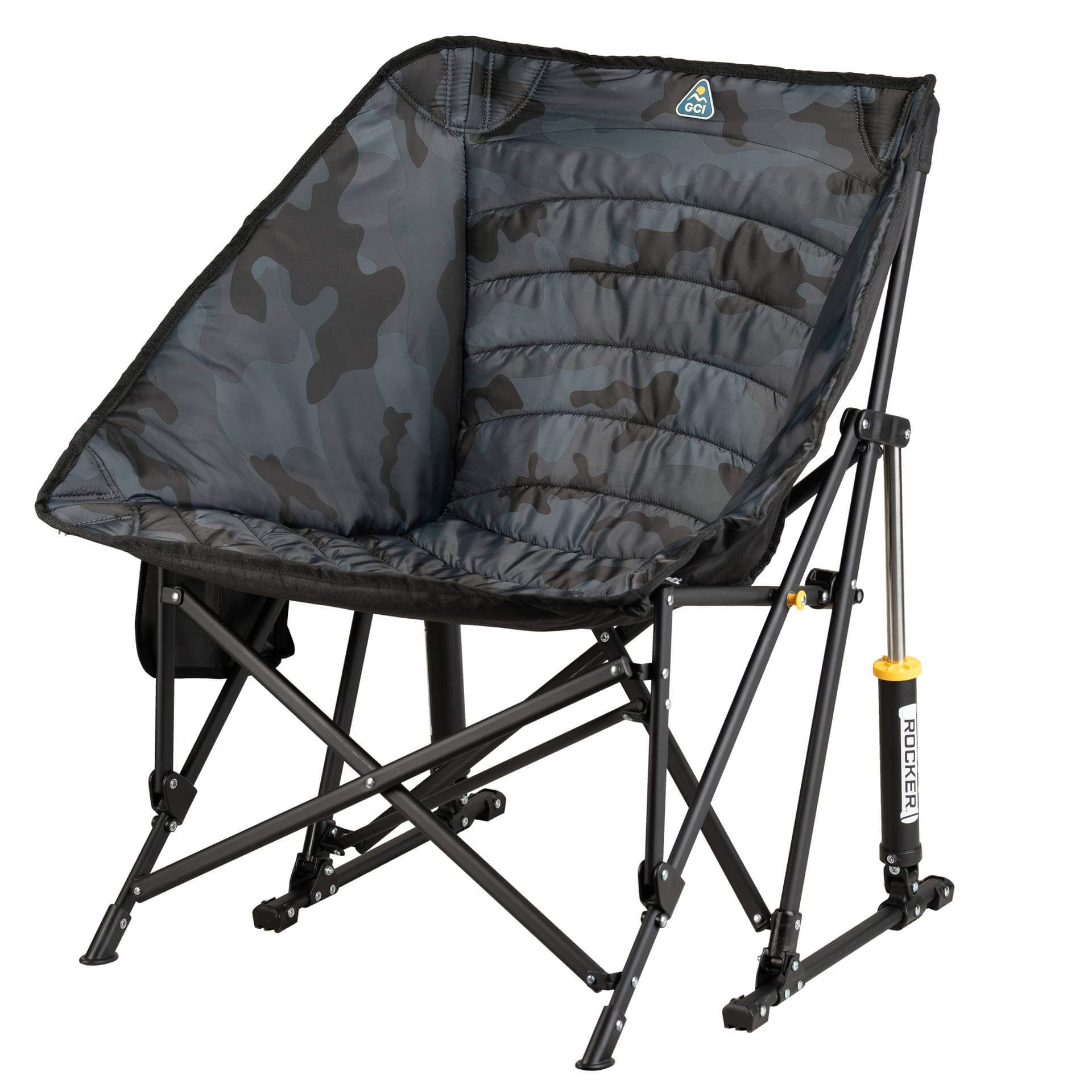 Patented Spring-Action Puff Rocker - Choice 731 - Freestyle Rocker Portable Outdoor Folding Chair Detail