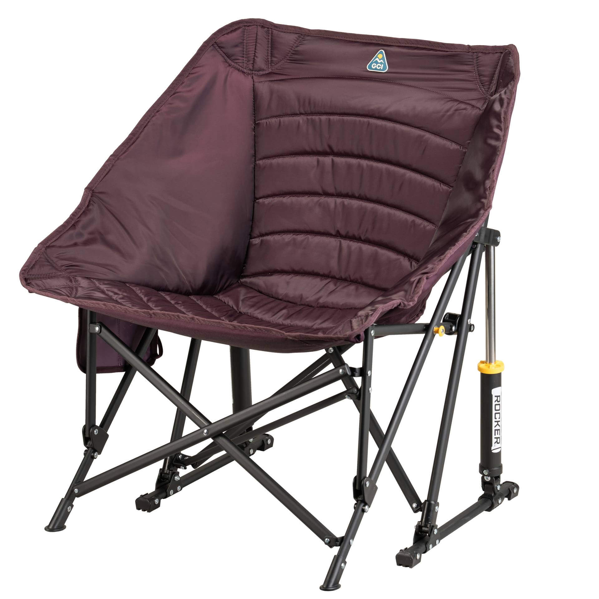 Patented Spring-Action Puff Rocker - Choice 731 - Freestyle Rocker Portable Outdoor Folding Chair Detail