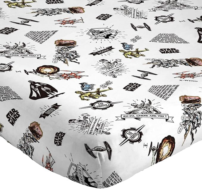 Breathable Luxury T-Shirt Comic 3 Piece Twin Size Bed Sheets Set - Disney Space Theme Bedding - Cooling Hotel Quality Bedding Sheets and Pillowcases Detail