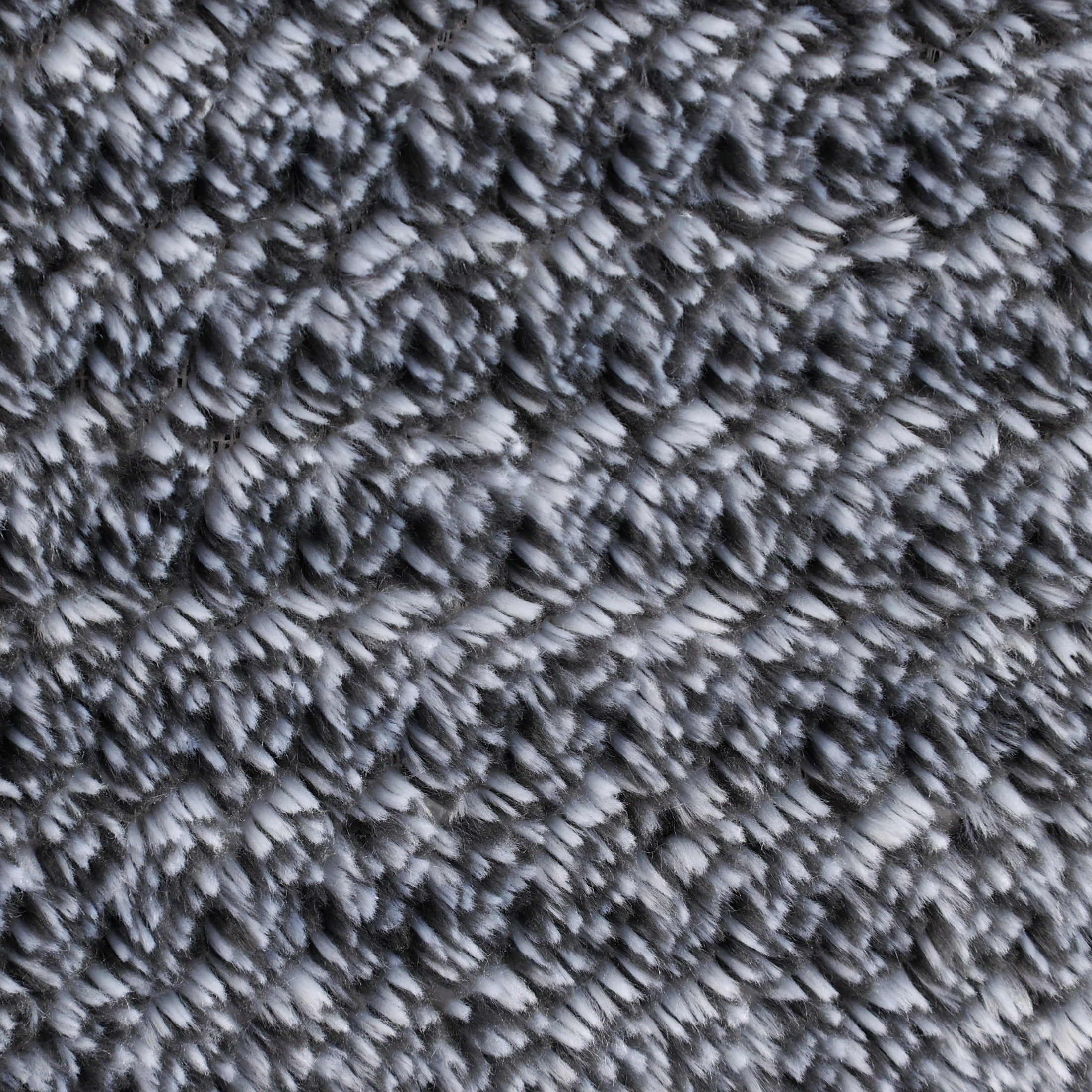 Lightweight Warm Plush Textured Heathered Soft Oversized Throw Blanket, Gray - Luxury Knitted Decorative Throw Blanket with Fringes Detail