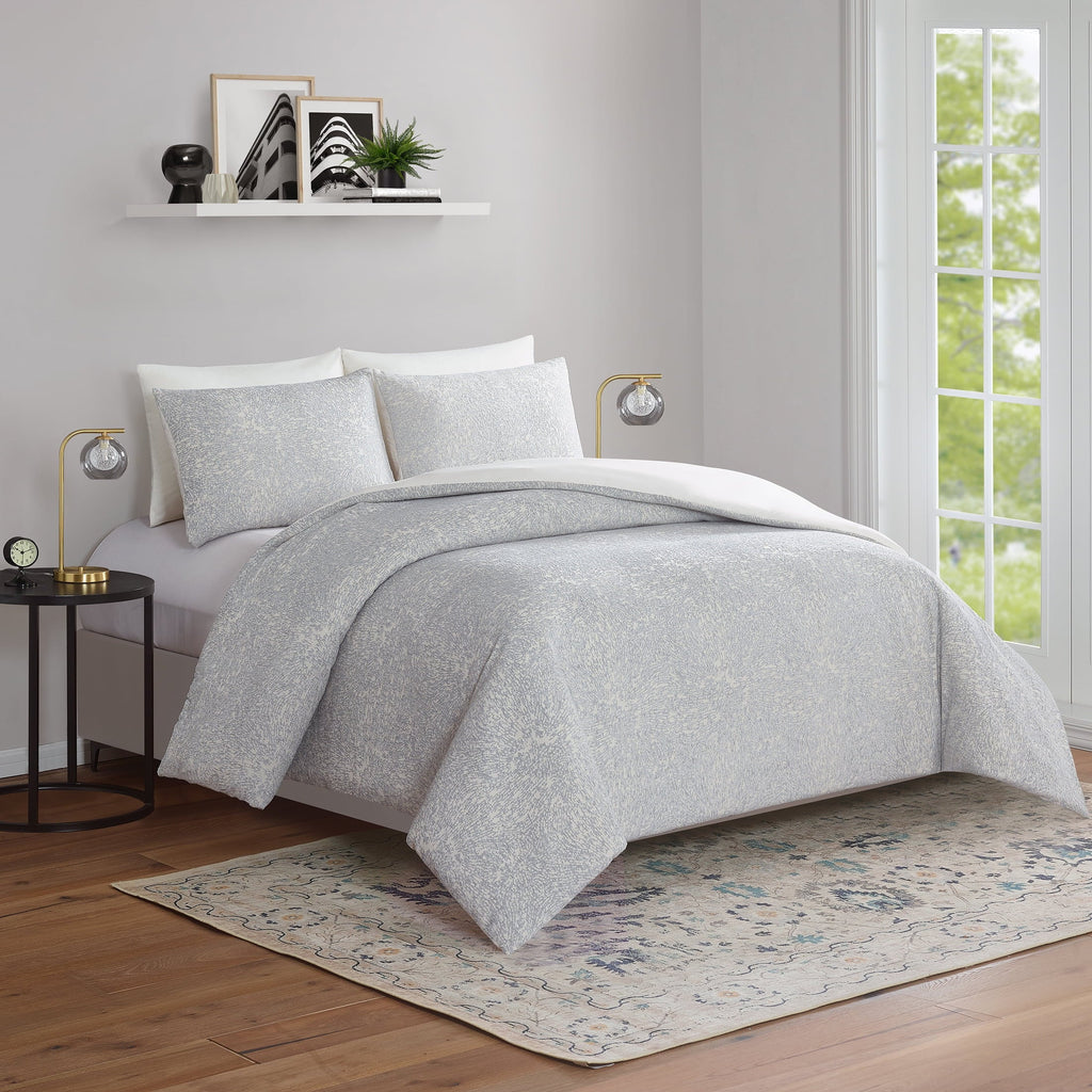 Heavyweight Warmth Better Homes & Garden Grey Chenille 3-Piece Comforter Set, Full/Queen, All Ages - Cloud-Like Soft Lightweight Bed Comforter Detail