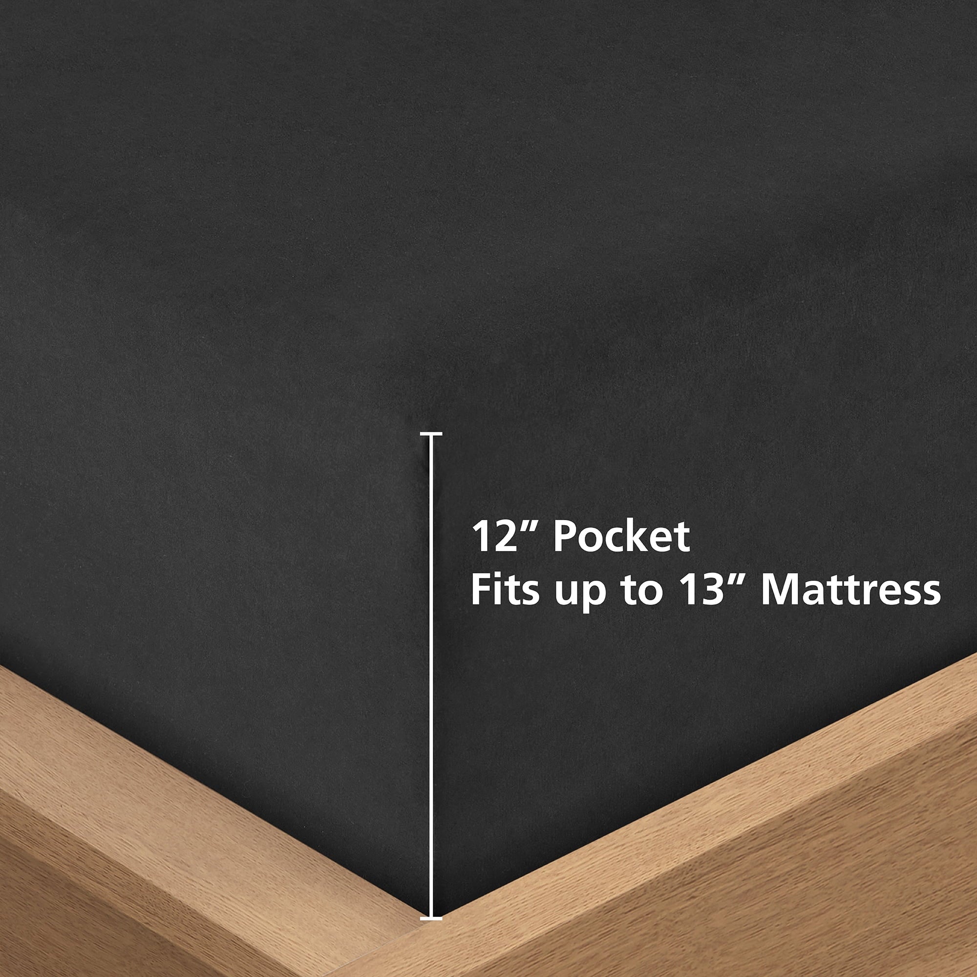 All-Season All in One Down Alt Reversible Comforter and Sheet set- 5 Piece, Twin, Black - Hypoallergenic Ultra-Fluffy Quilt for Winter Detail
