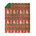 Lightweight Warm Holidays are Nice Silk Touch Throw Blanket with Sherpa Reverse 50 x 60 inches - Super Soft Reversible Sherpa Flannel Blanket - Default Title