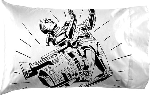 Breathable Luxury T-Shirt Comic 3 Piece Twin Size Bed Sheets Set - Disney Space Theme Bedding - Cooling Hotel Quality Bedding Sheets and Pillowcases Detail