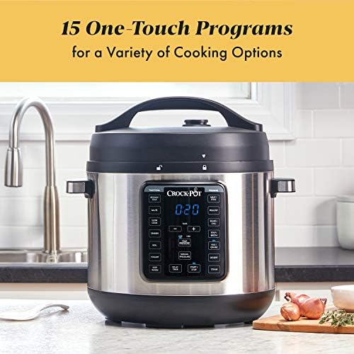 Smart Digital Crock-Pot 8 Quart Express Crock Multi-Use Pressure Cooker S05K - High-Pressure Instant Pot for Quick Family Dinners Detail