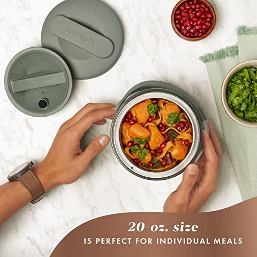 Mini Personal Crock-Pot Portable Electric Lunch Box Food Warmer – Green S21D - Self-Heating Lunch Box for Office and Car Travel Detail