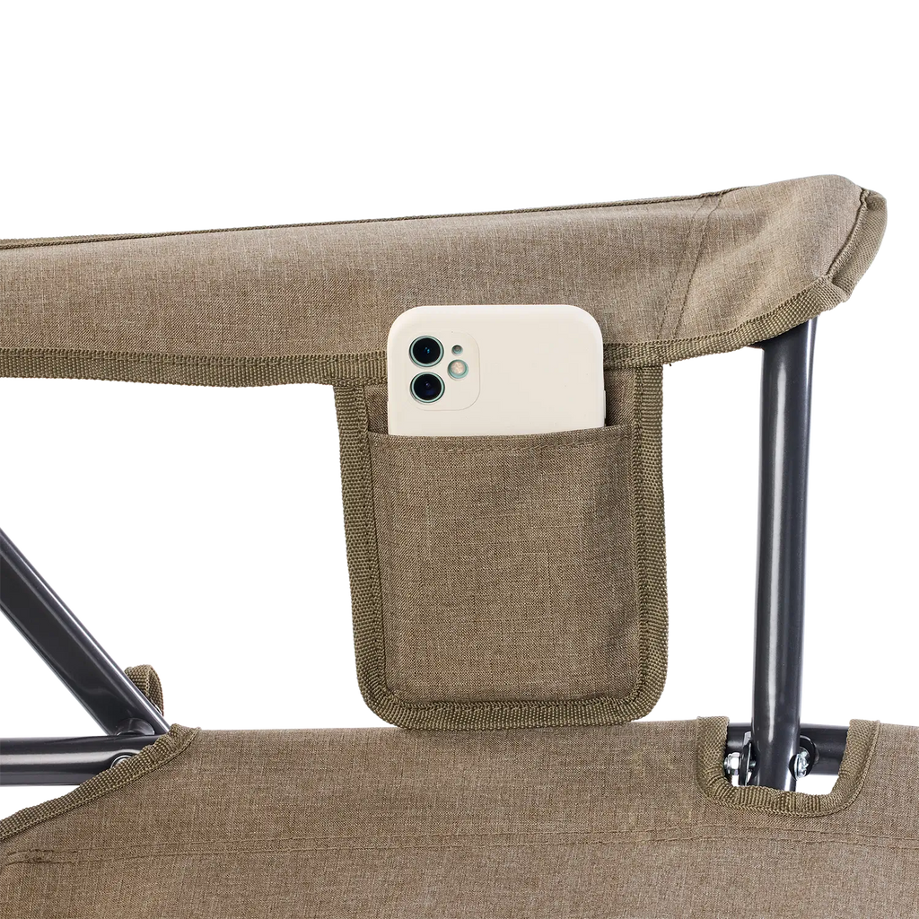 Premium All-Weather Comfort Pro Rocker XL - Choice 107 - Patented Spring-Action Rocking Chair for Camping Detail