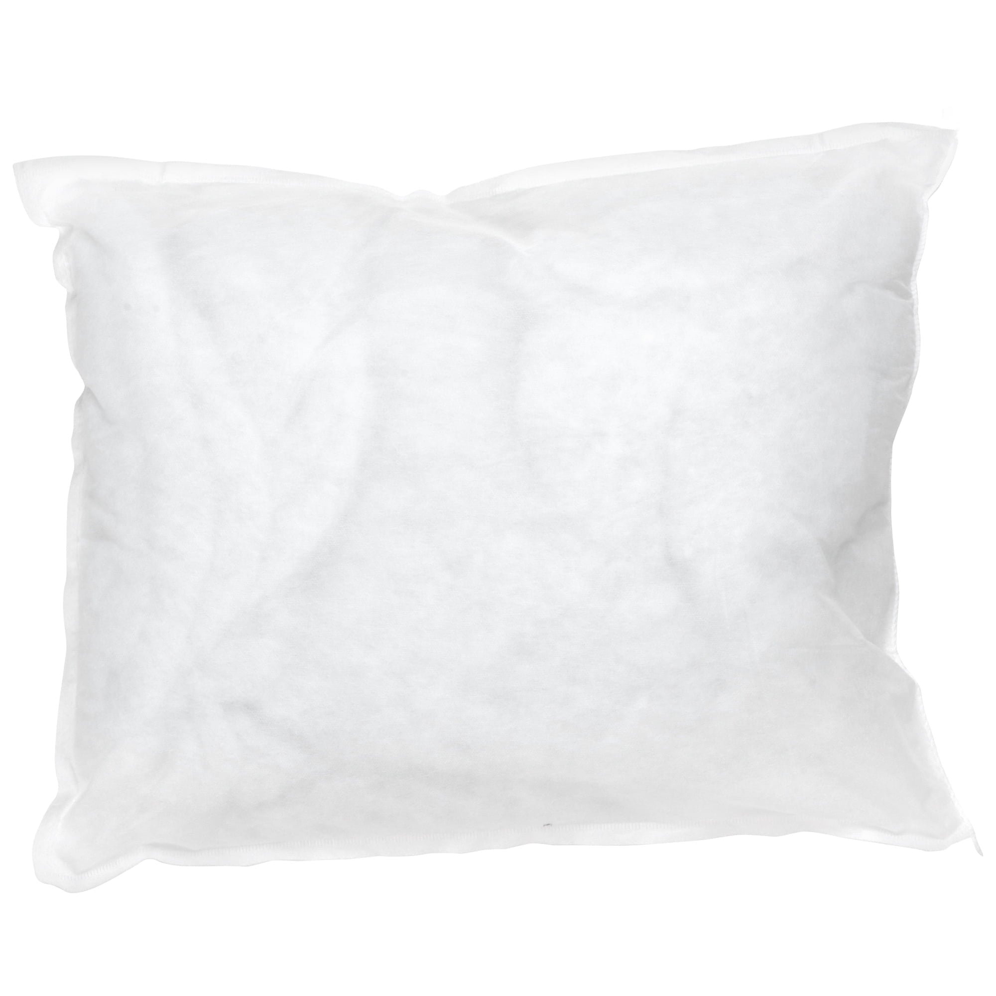 Fluffy Shredded Bed Pillow, 12 x 17 Inch, White, Disposable, 2 Count - Orthopedic Shredded Foam Bed Pillow Set Detail