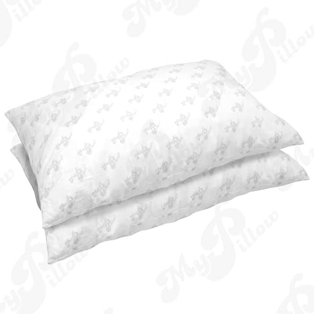 Orthopedic Support Bedding Bed Pillows for Sleeping Standard Size, Set of 2, Back, Stomach or Side Sleepers - Classic Pillow (Standard, ... - Orthopedic Shredded Foam Bed Pillow Set Detail