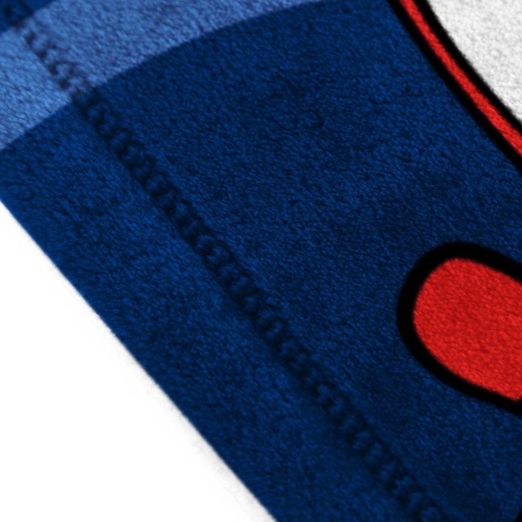 Super Soft Flannel Spidey and His Amazing Friends Kids Plush Twin/Full Blanket, 62 x 90, Microfiber, Blue and Red - Super Soft Reversible Sherpa Flannel Blanket Detail
