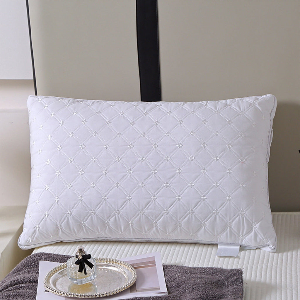 Decorative Plump Hotel Grade Extra Soft Pillows Queen Size Set of 2 Supportive Bed Pillow for Back Side and Stomach Sleepers, Breathab... - Decorative Throw Pillow Cushion for Sofa & Bed Detail