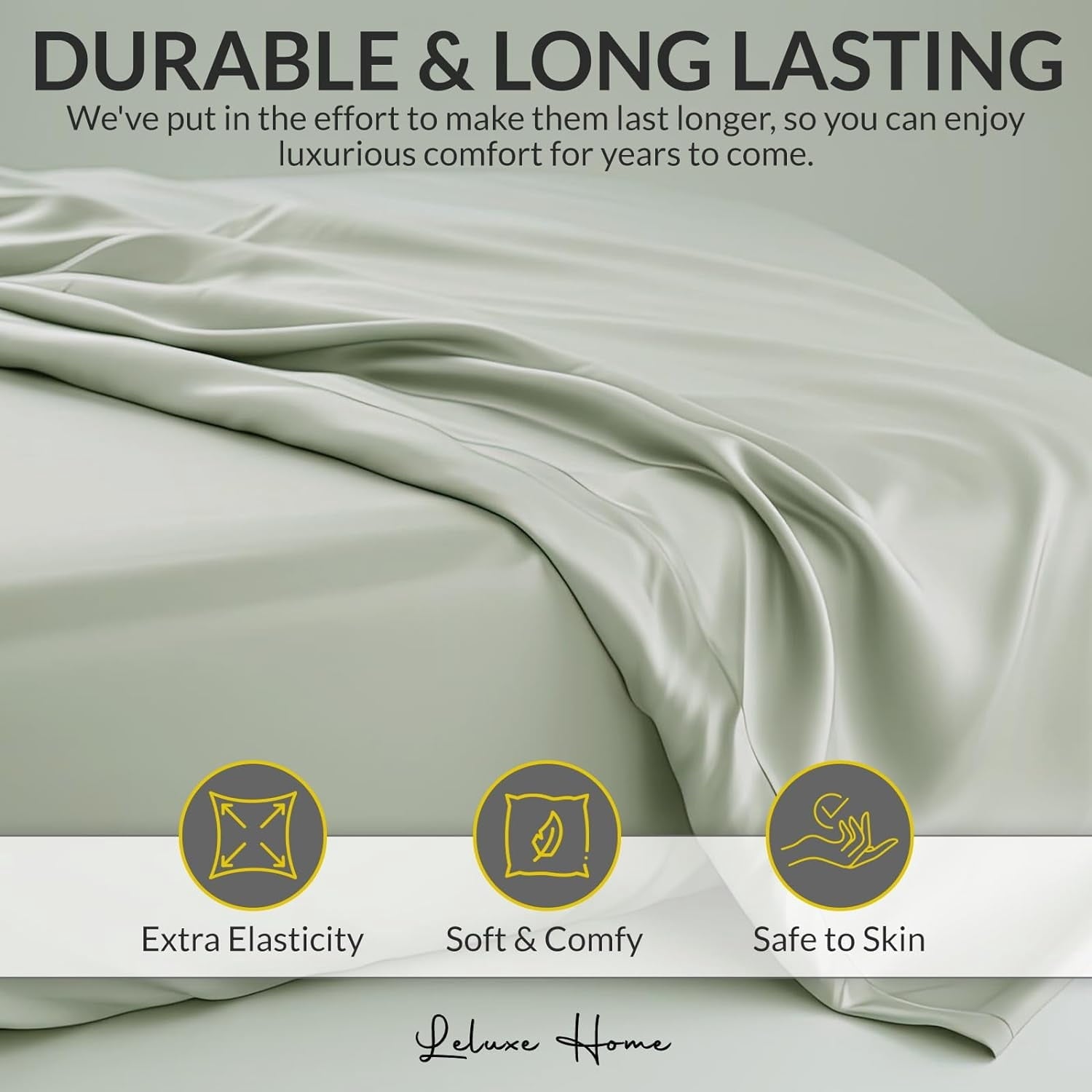 Wrinkle-Resistant 4-Piece Full Pink Sheet Set - Cooling, Wrinkle-Free - Breathable Egyptian Cotton Flat & Fitted Sheets Detail