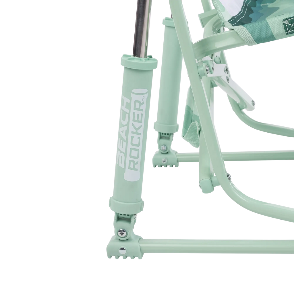 Patented Spring-Action Beach Rocker - Choice 712 - Heavy-Duty Kickback Rocker with Beverage Holder Detail