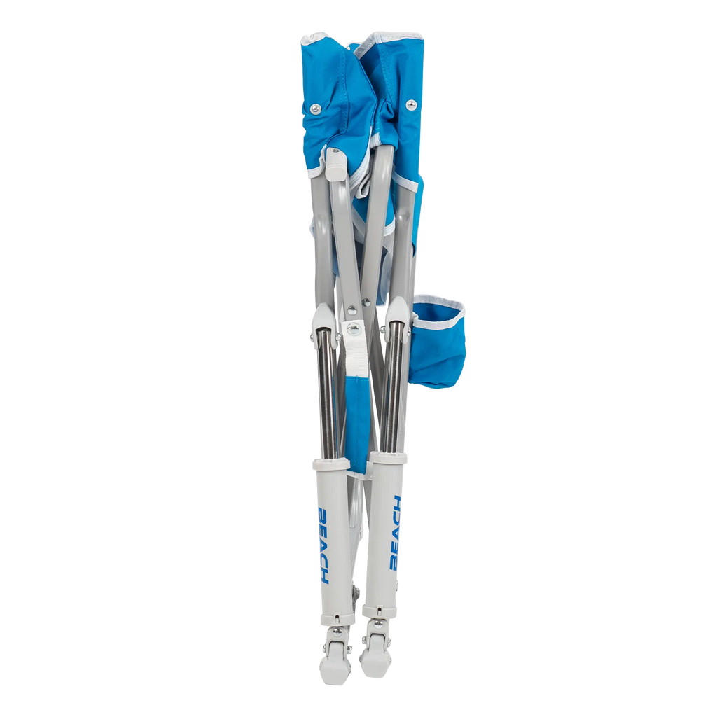 Patented Spring-Action Beach Rocker - Choice 712 - Heavy-Duty Kickback Rocker with Beverage Holder Detail