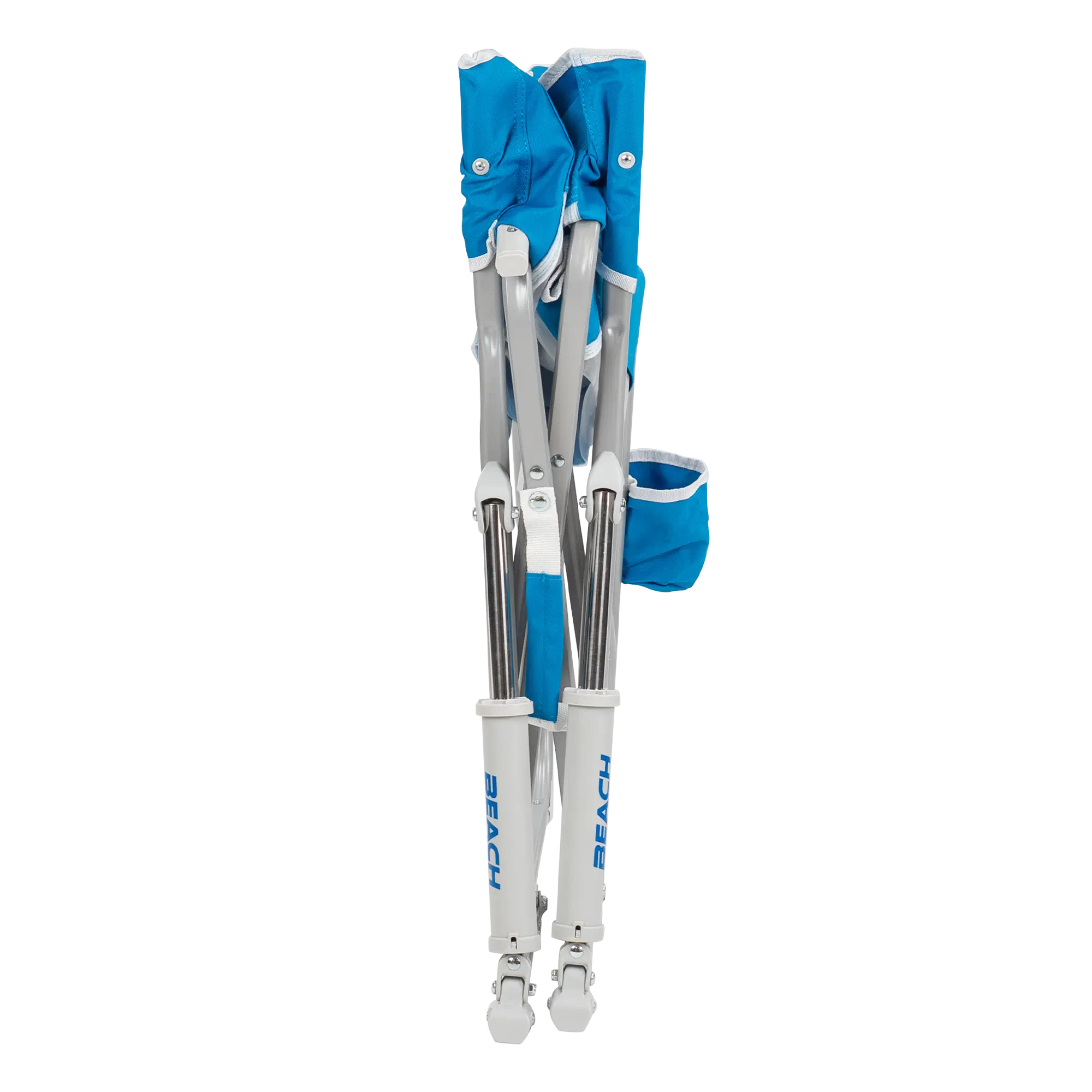 Patented Spring-Action Beach Rocker - Choice 712 - Heavy-Duty Kickback Rocker with Beverage Holder Detail