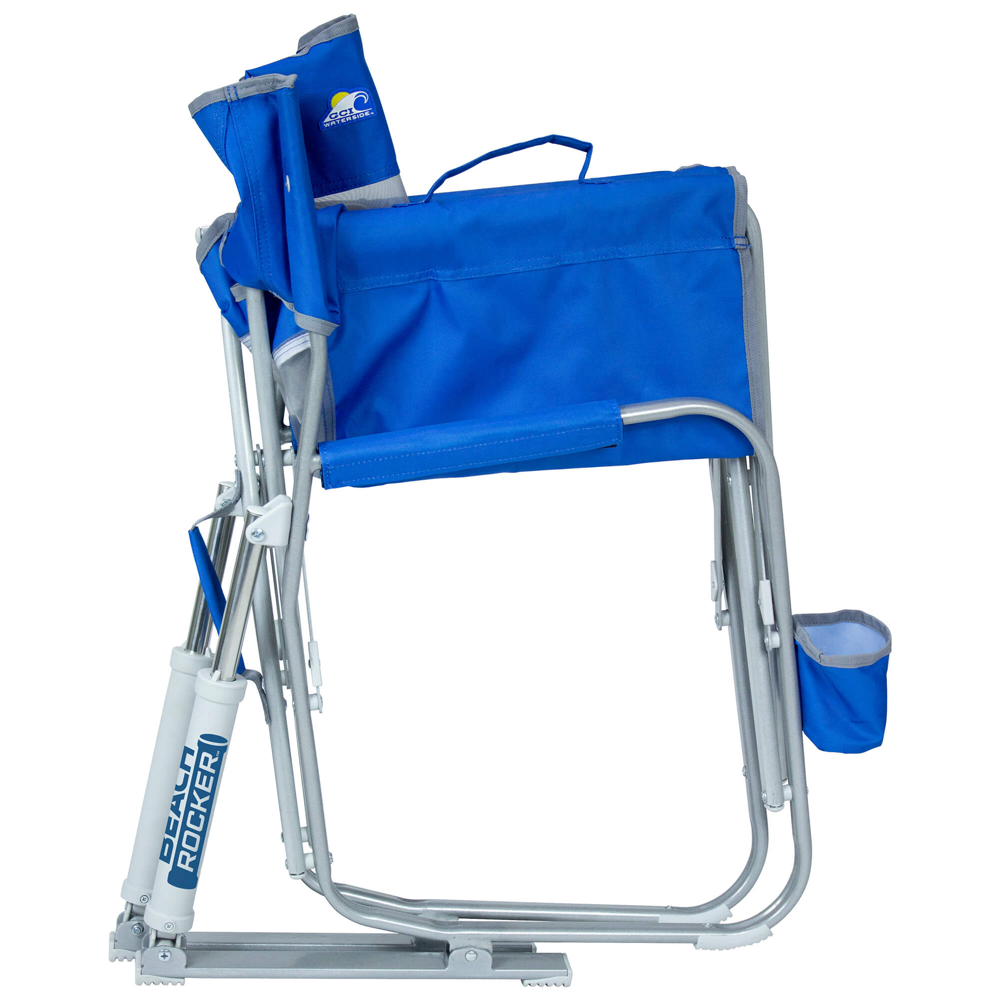 Smooth Motion Beach Rocker Bundle - Choice 773 - Patented Spring-Action Rocking Chair for Camping Detail