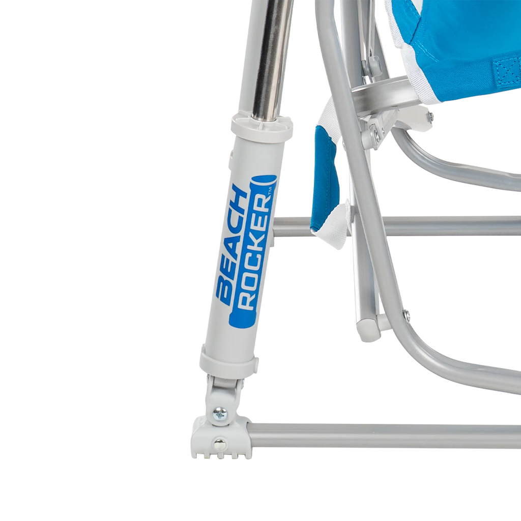 Patented Spring-Action Beach Rocker - Choice 712 - Heavy-Duty Kickback Rocker with Beverage Holder Detail