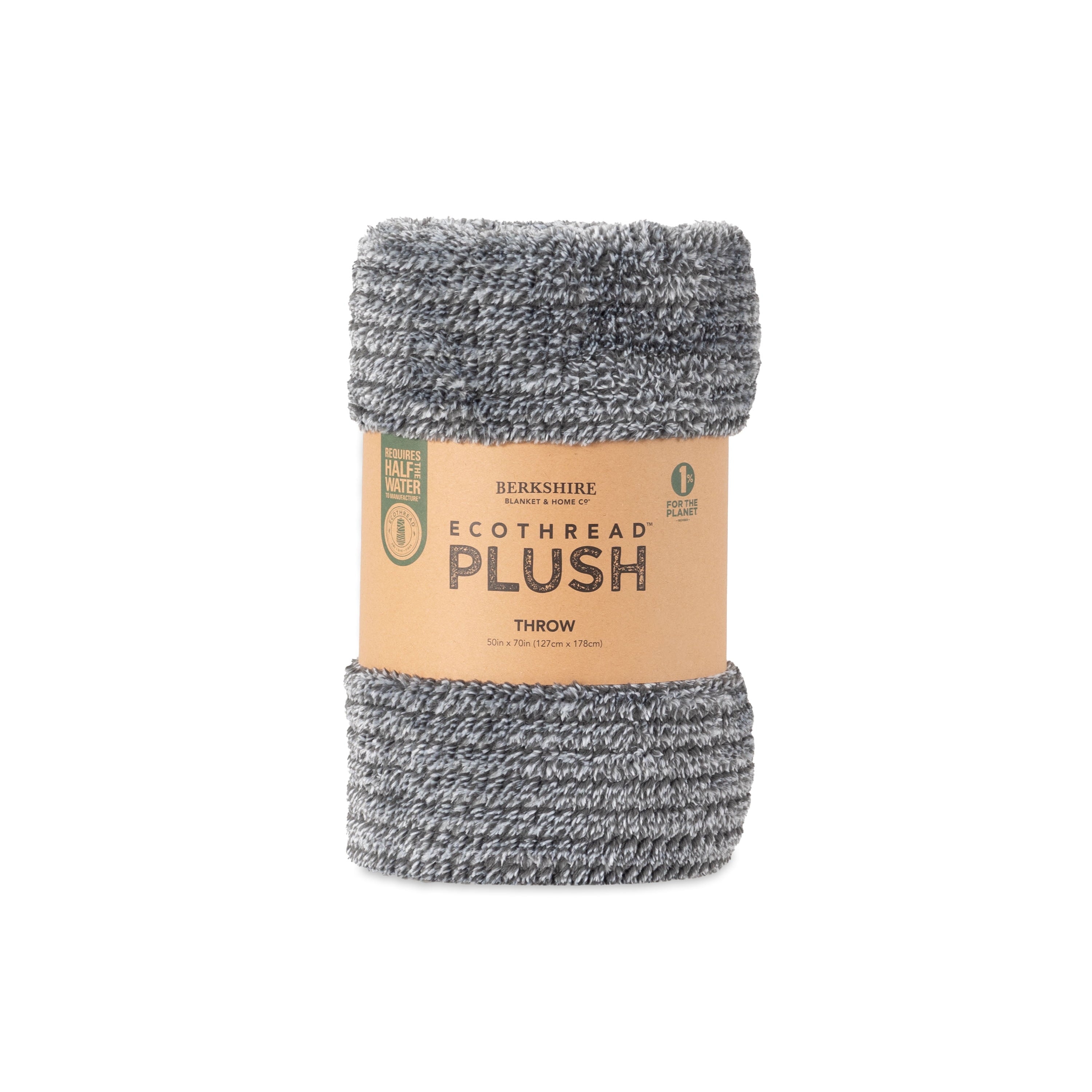 Lightweight Warm Plush Textured Heathered Soft Oversized Throw Blanket, Gray - Luxury Knitted Decorative Throw Blanket with Fringes Detail