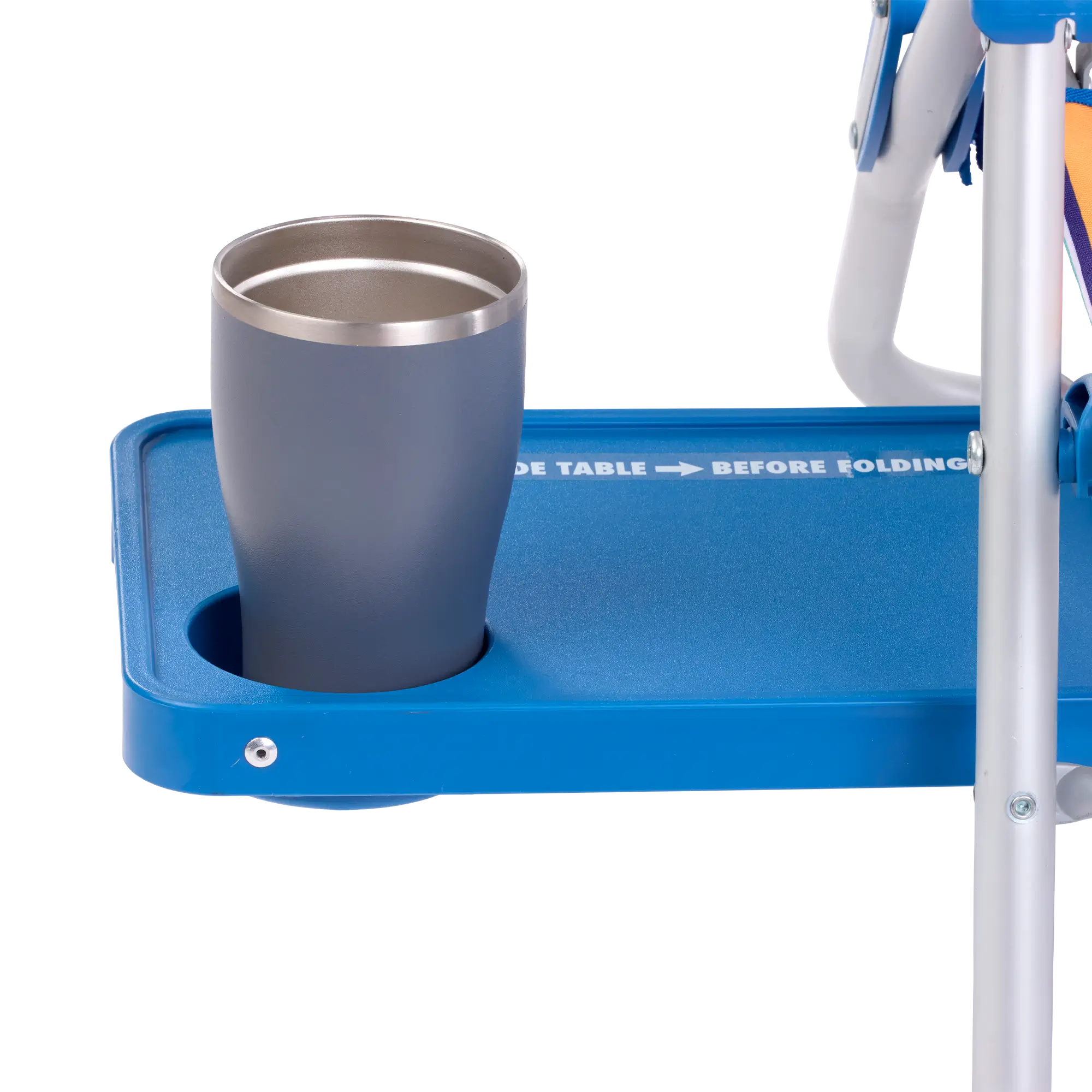 Reclining Beach Big Surf with Slide Table - Choice 334 - Multi-Position Outdoor Beach Chair with Pillow Detail