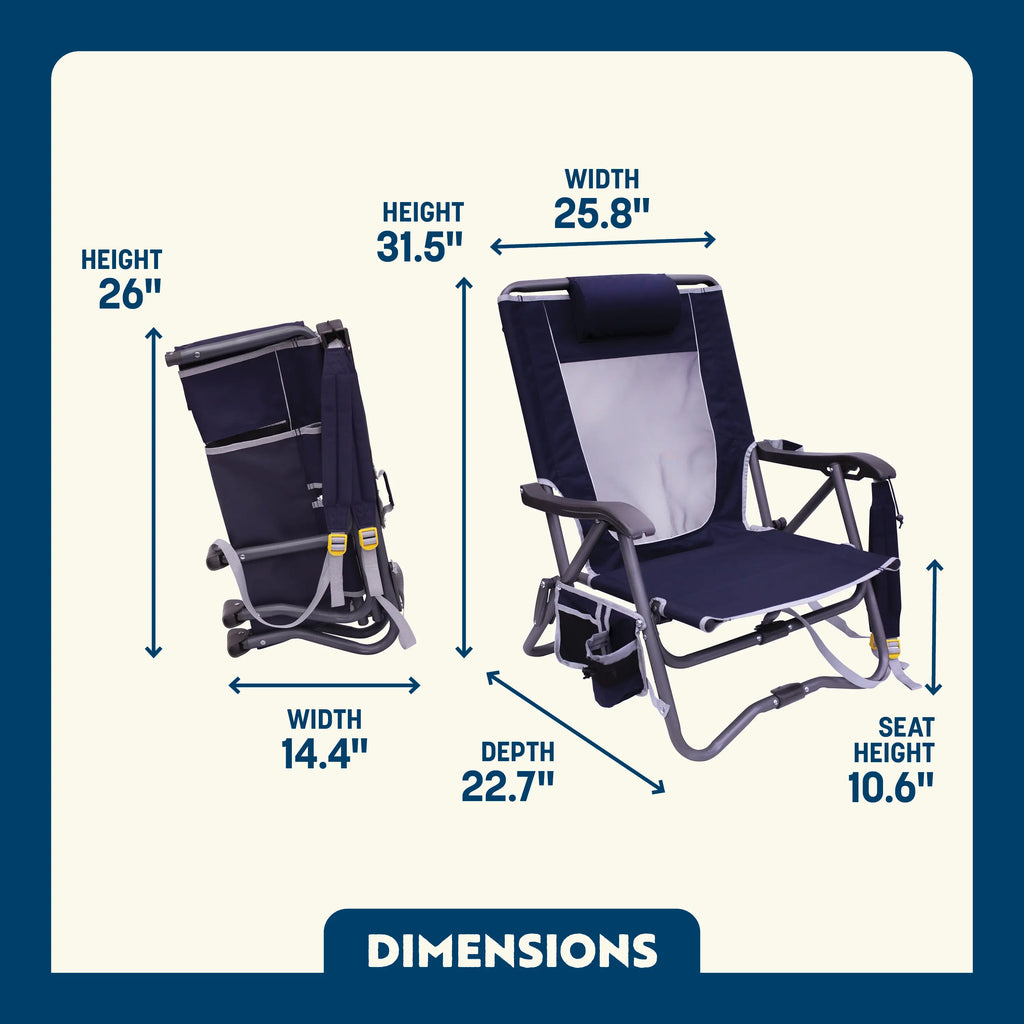 Micro-Folding Bi-Fold Slim Event Chair - Choice 334 - Space-Saving Micro-Folding Chair for Backpacking Detail