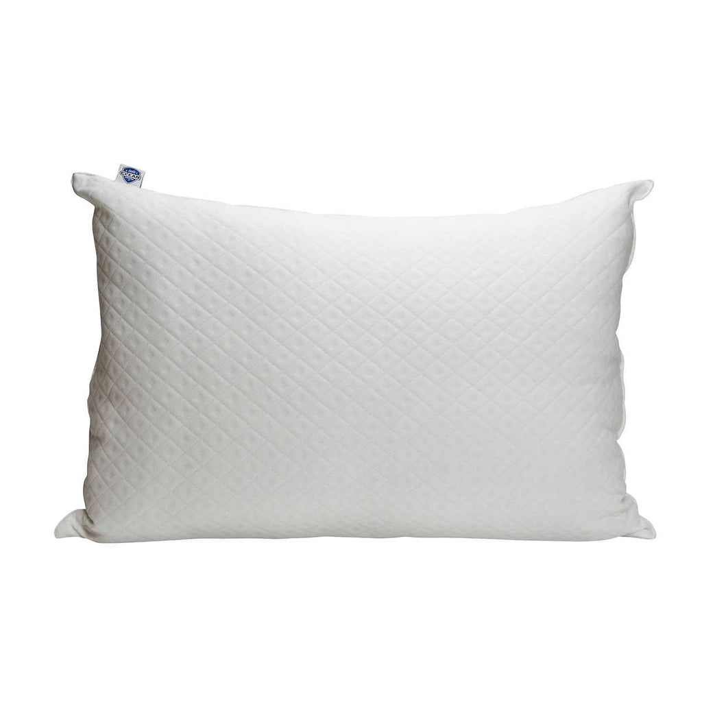 Decorative Plump Pure Luxury Queen Eternaloft Bed Pillows - Hypoallergenic, Machine Washable (2 Count) - Ergonomic Memory Foam Pillow for Neck Pain Support Detail